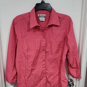 Columbia Women's Coral Button-Down Shirt
